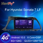 NaviFly 7862 Series 8 ГБ + 128 ГБ QLED 1280*720 DSP Android 11 многофункциональная автомобильная интеллектуальная система для Hyundai Sonata 7 LF 2014 - 2017