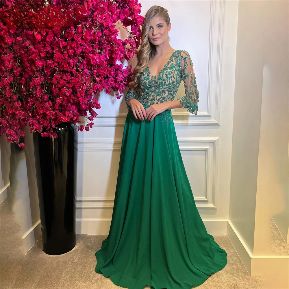 

Elegant Party Dresses for Women Luxury Woman Evening Dress for Women Robe Prom Gown Formal Long Suitable Request Occasion 2023