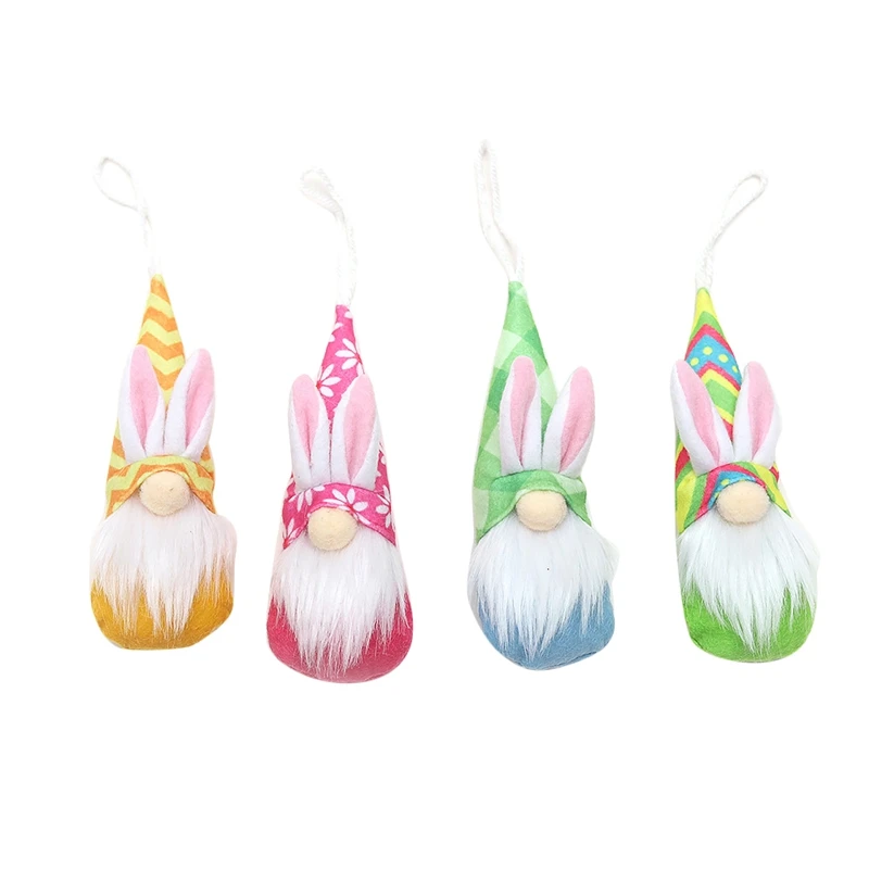 

Easter Faceless Gnome Rabbit Doll Elf Dwarf Plush Bunny Hanging Ornaments Easter Party Spring Home Decoration Kids Gifts