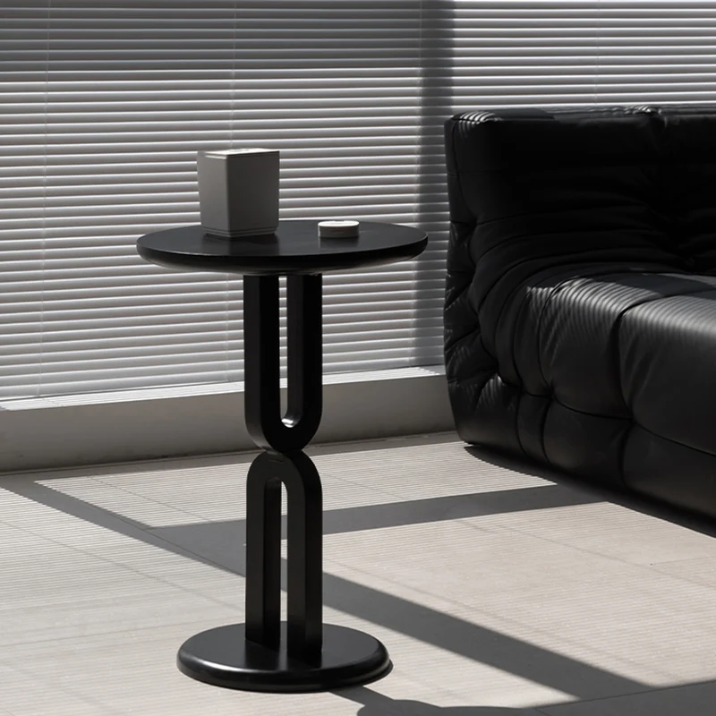 

Small Round Coffee Tables Black Minimalist Service Dressing Coffee Table Bedside Hall Living Mesa Auxiliar Furniture Living Room