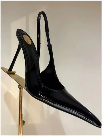 Весенне-летние новые остроконечные босоножки на шпильке, модные и сексуальные женские босоножки на высоком каблуке для свадебной вечеринки