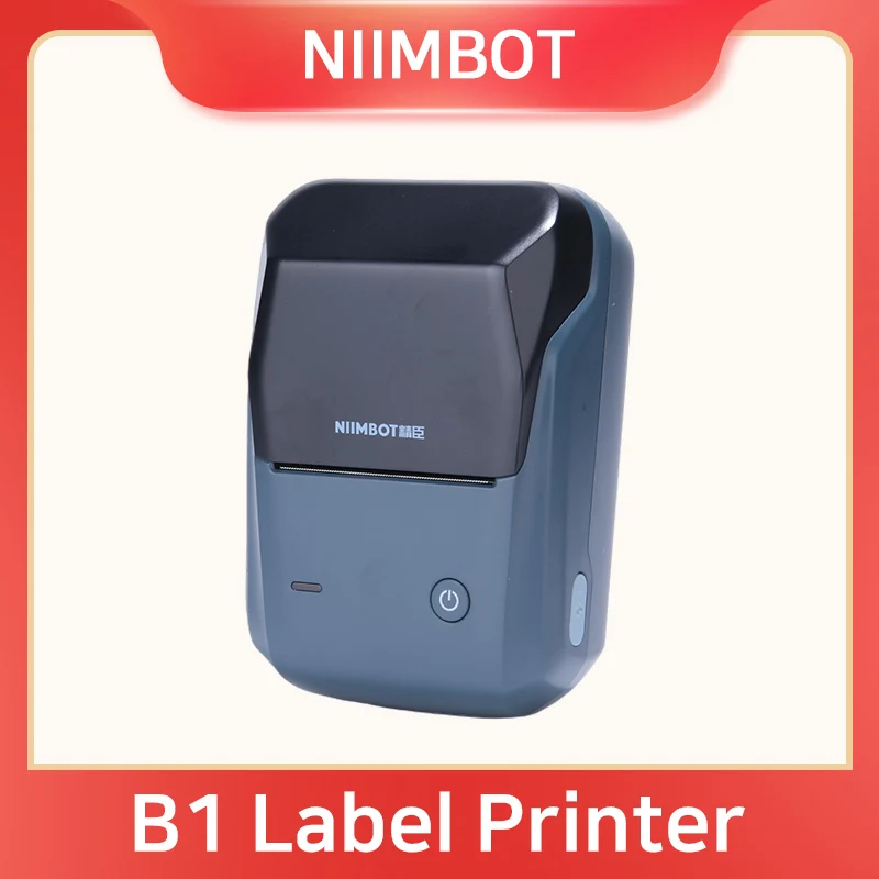 

Принтер для этикеток Niimbot B1, портативный карманный принтер для этикеток, Bluetooth Термопринтер для этикеток, самоклеящаяся машина для этикеток