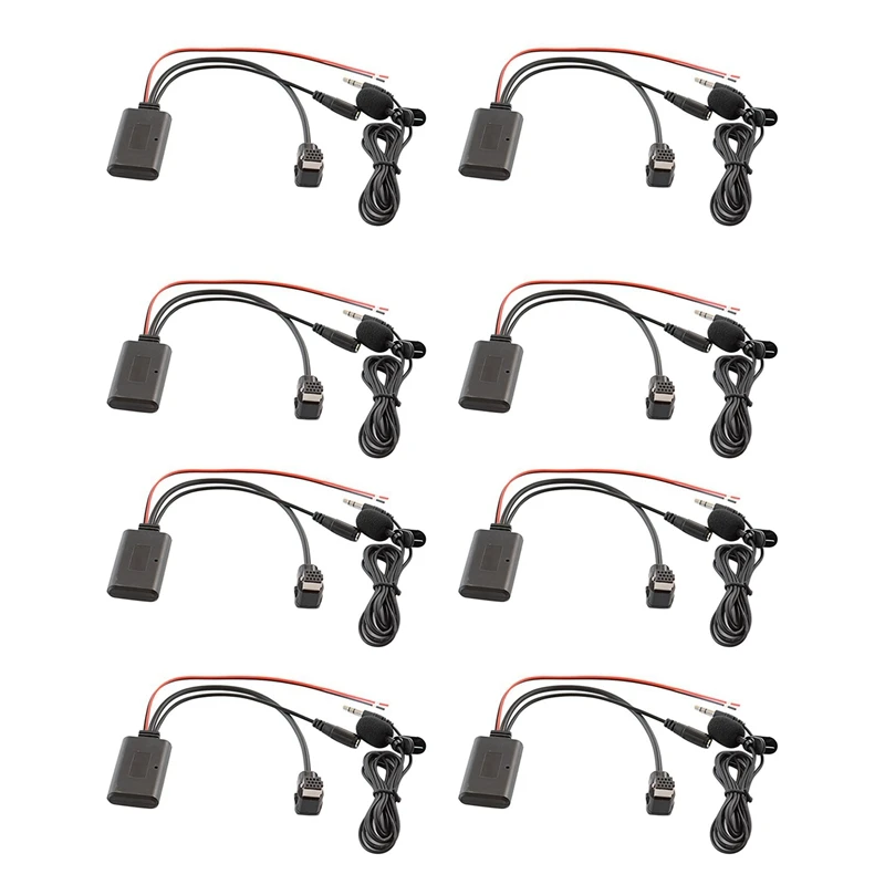 8X автомобильный Bluetooth 5 0 Aux кабель микрофон громкой связи мобильный телефон