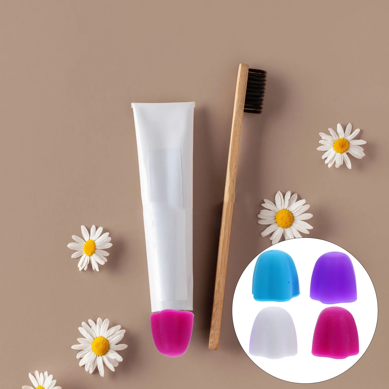 4 шт. колпачки для зубной пасты экструдера лосьона лица диспенсер домашней