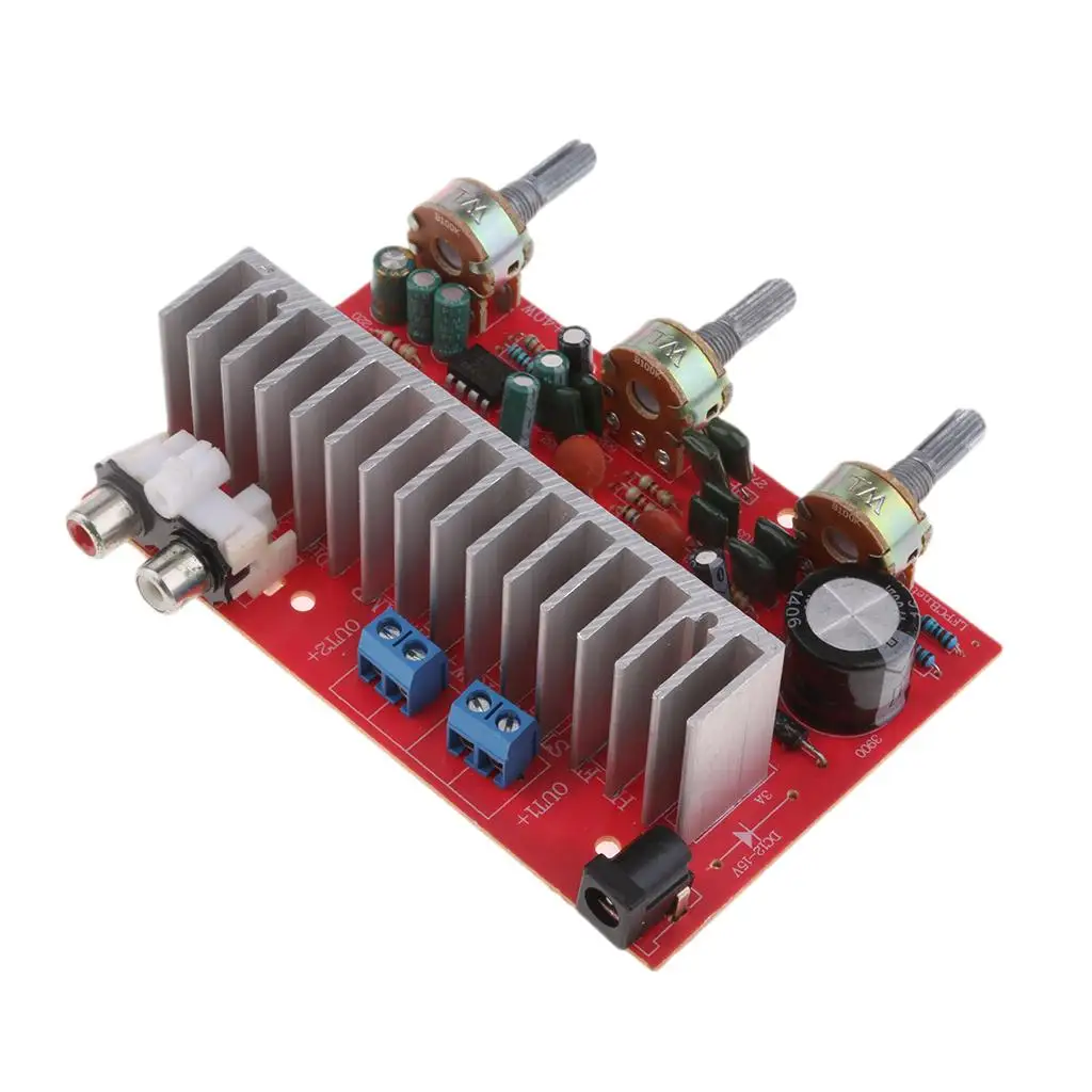 DX-7377 2 0 канальный цифровой мощный аудио стерео усилитель платы DC 12V 80W