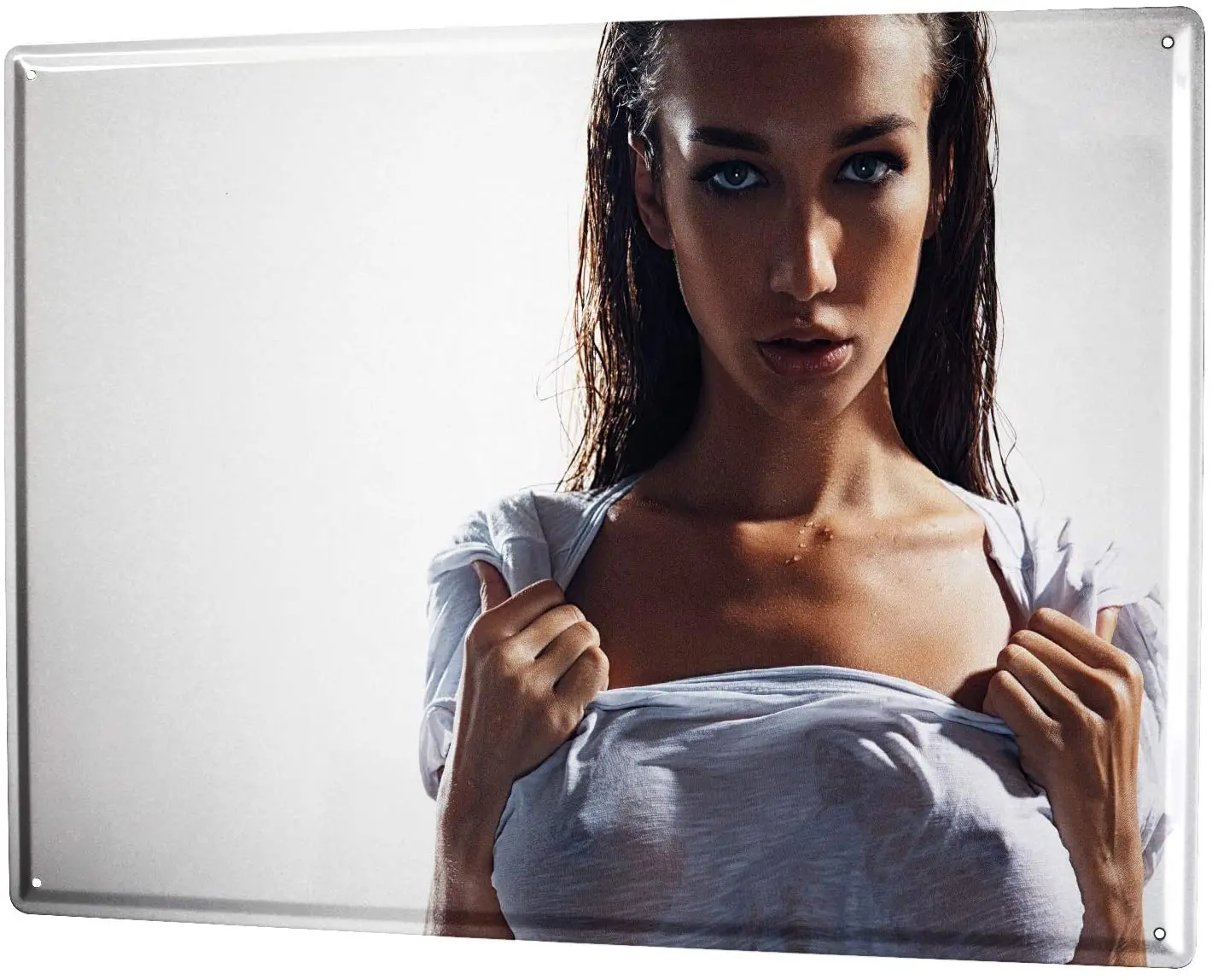 

SINCE 2004 Tin Sign Sexy Fun Wet T-Shirt