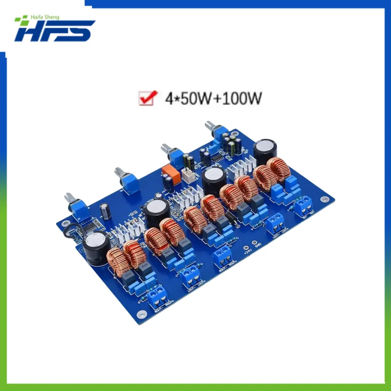 

Bluetooth high power Class D amplifier board TPA3116 Bluetooth amplifier board 50W* 4+100W TPA3116D2