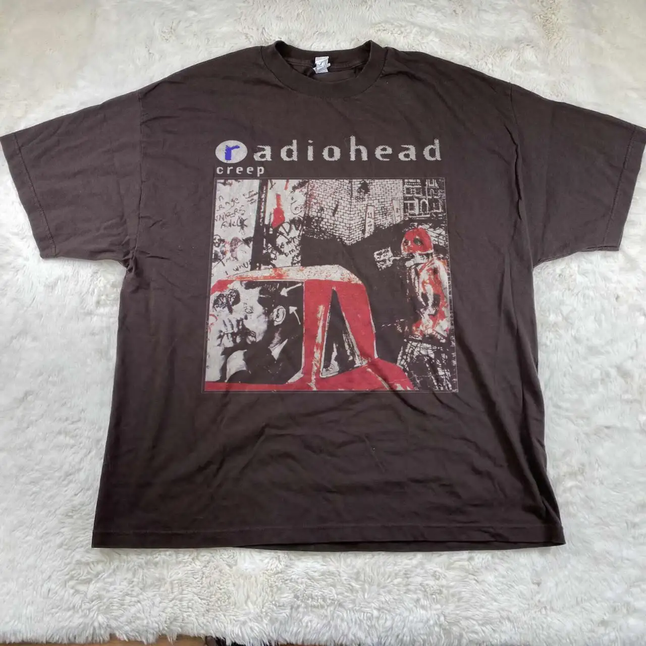 Рубашка радио-голова футболка с коротким рукавом унисекс телефон VN1713