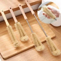 extended wooden handle cup brush no dead corner baby bottle thermo home clean multifunctional cleaning tool deep decontamination