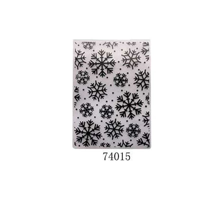 

Snowflake Embossing folders Plastic Background Template for DIY Scrapbooking Crafts Making Photo Album Card Holiday Decor