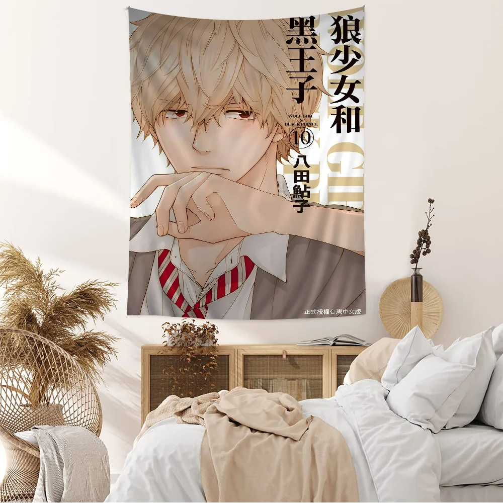 W-Wolf G-Girl A-And B-Black Prince Висячие богемные гобелены Богемные настенные Мандала Дешевые