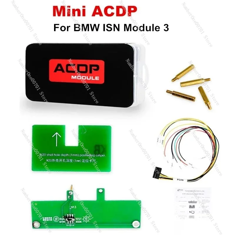 Фото Мини-ACDP для модуля 3: чтение и запись кода DME ISN для BMW через OBD при полной утере ключей, без пайки, с A50B, A50D, A50E №1
