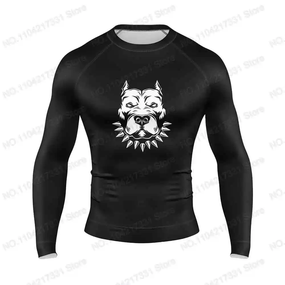 Фото Футболка IBJJF WHITE RANKED Серфинг Джерси Пляжный купальник Дайвинг Тренажерный зал Брюки с длинными рукавами ММА BJJ Мужские комплекты для фитнеса для джиу-джитсу №3