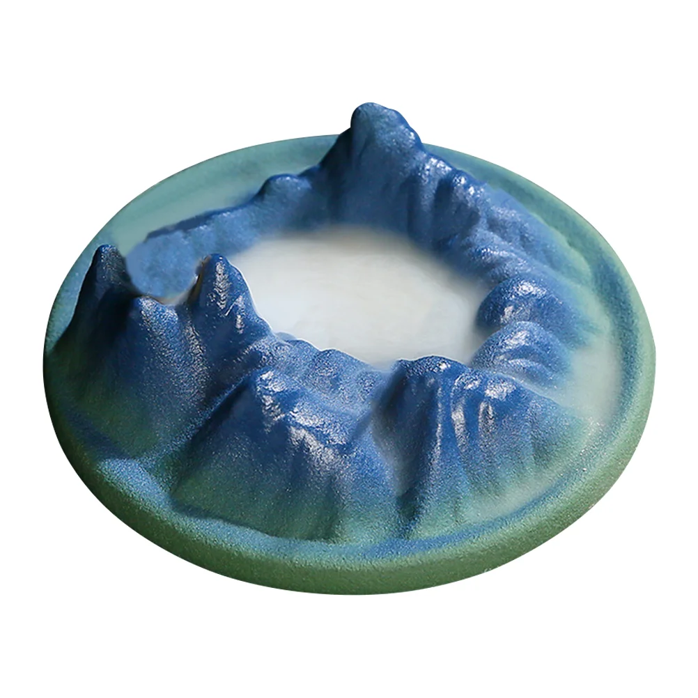 

Censer Holder Burner Backflow Stick Waterfall Ceramic Desktop Cone Mountain Aromatherapy Cones Porcelain Adornment Exquisite