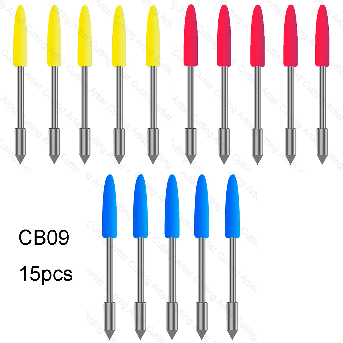 15 шт. 30/45/60 градусов CB15 CB15U лезвие для силуэта камеи 3 2 1 портрет Curio с пружинами