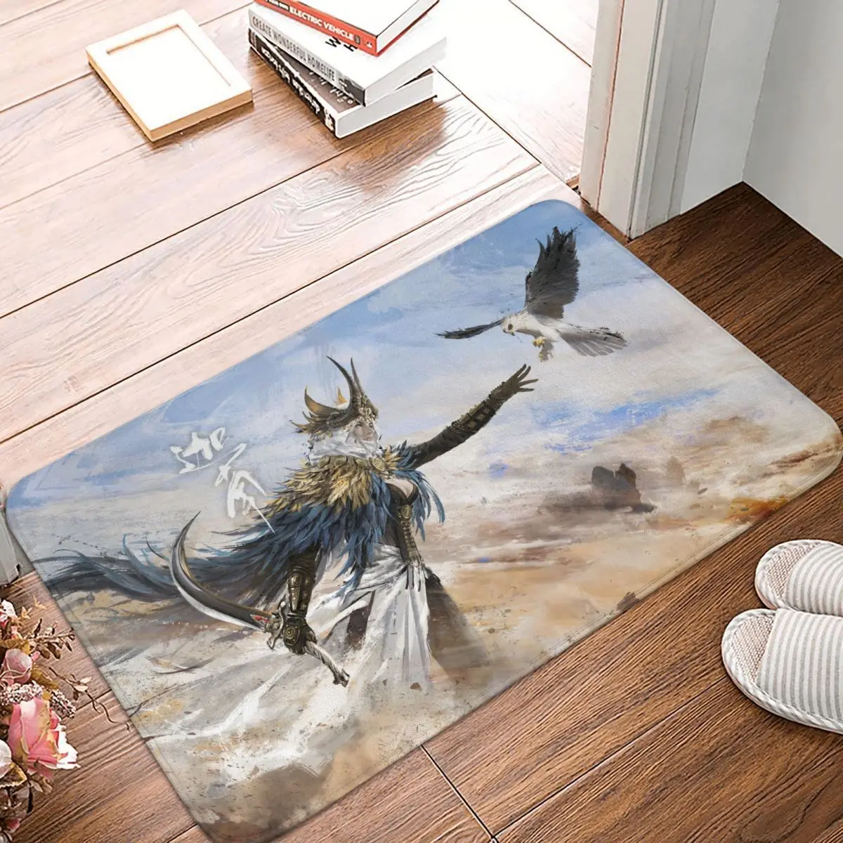 

Naraka Bladepoint 3D Steam Kitchen Non-Slip Carpet Matari Living Room Mat Welcome Doormat Home Decor Rug
