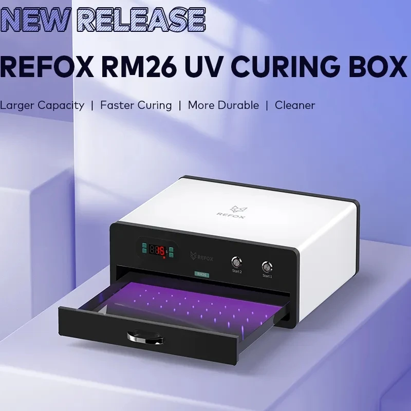 

УФ-лампа для отверждения клея REFOX RM26