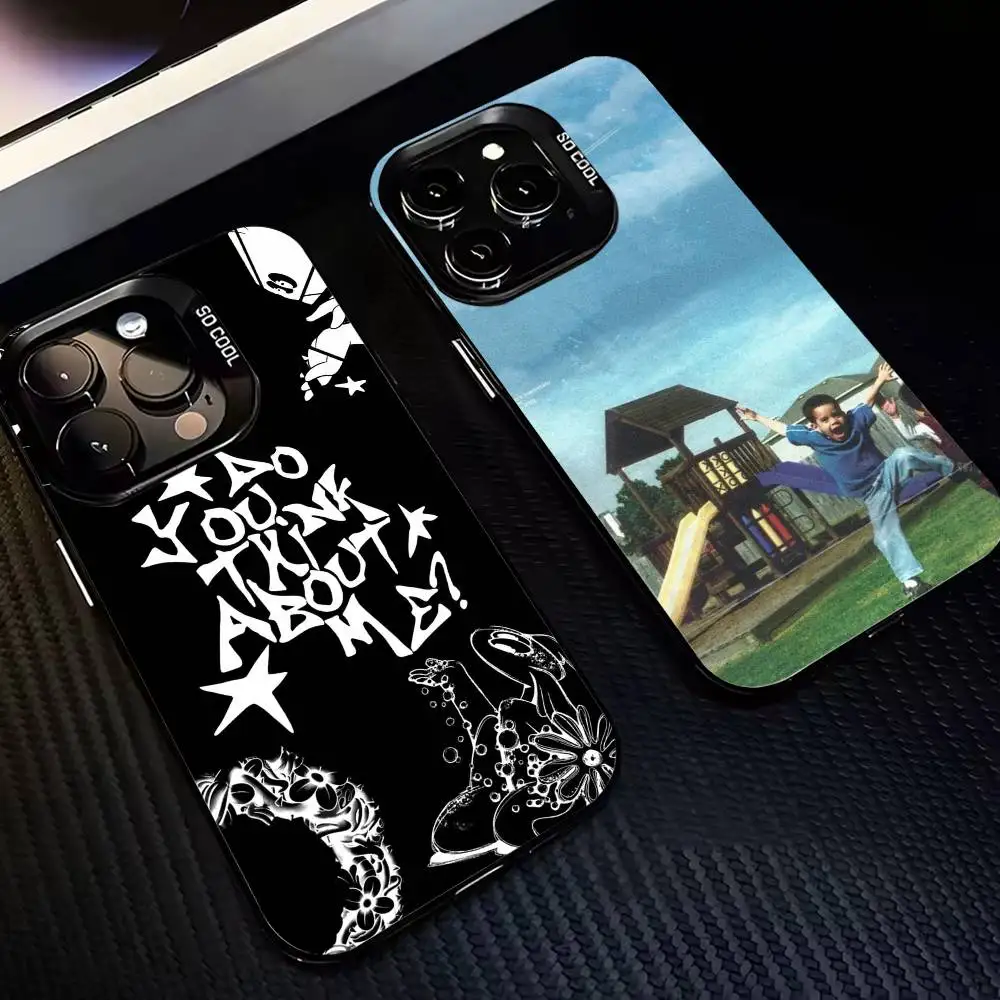 Фото NSQK ATP чехол для телефона чехол для iPhone 16 15 14 13 12 Pro Max серый черный матовый лазерный металлик Aurora Funda №1