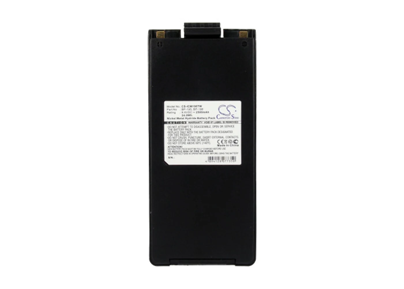 

Cameron Sino 2500mA Battery for Icom IC-F31GS,IC-F31GT,IC-F3GS,IC-F3GT,IC-F3S,IC-F4,IC-F40GS BP-195,BP-196,BP-196H,BP-196R