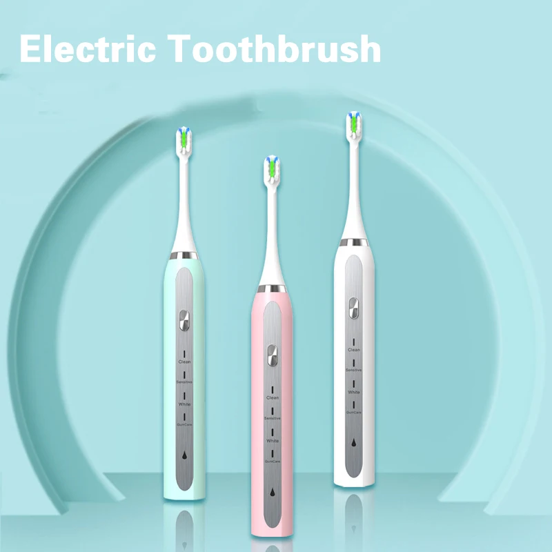 

Sonic Smart Tooth Brush Electric Toothbrush Colorful USB Rechargeable IPX7 Waterproof for Toothbrushes Head Electric Toothbrush