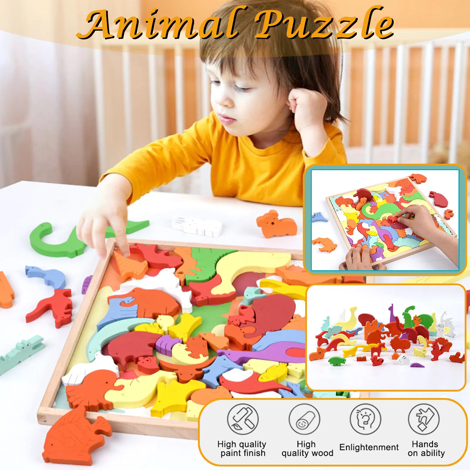 

Block Early Children's Combinatio Three- Color Toy Education Building Education Boy 2-3 Years Old for 3 Year Old