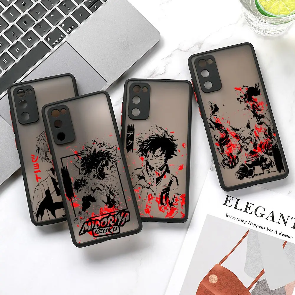 

My Hero Academia Comics Anime Cartoon Phone Case Samsung Galaxy A70 A50 A30 A20s A10s A10 Note 20 10 9 8 M62 52 51 33 Lite Plus