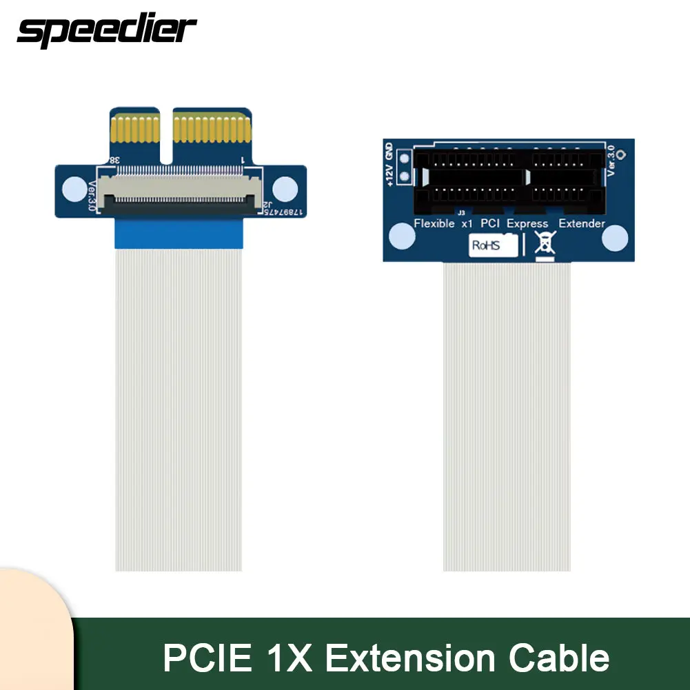 

Pcie1x Удлинительный кабель PCI-E 1x гибкий кабель FFC 36pin удлинитель кабеля 1x внешний 90 градусов 30 см