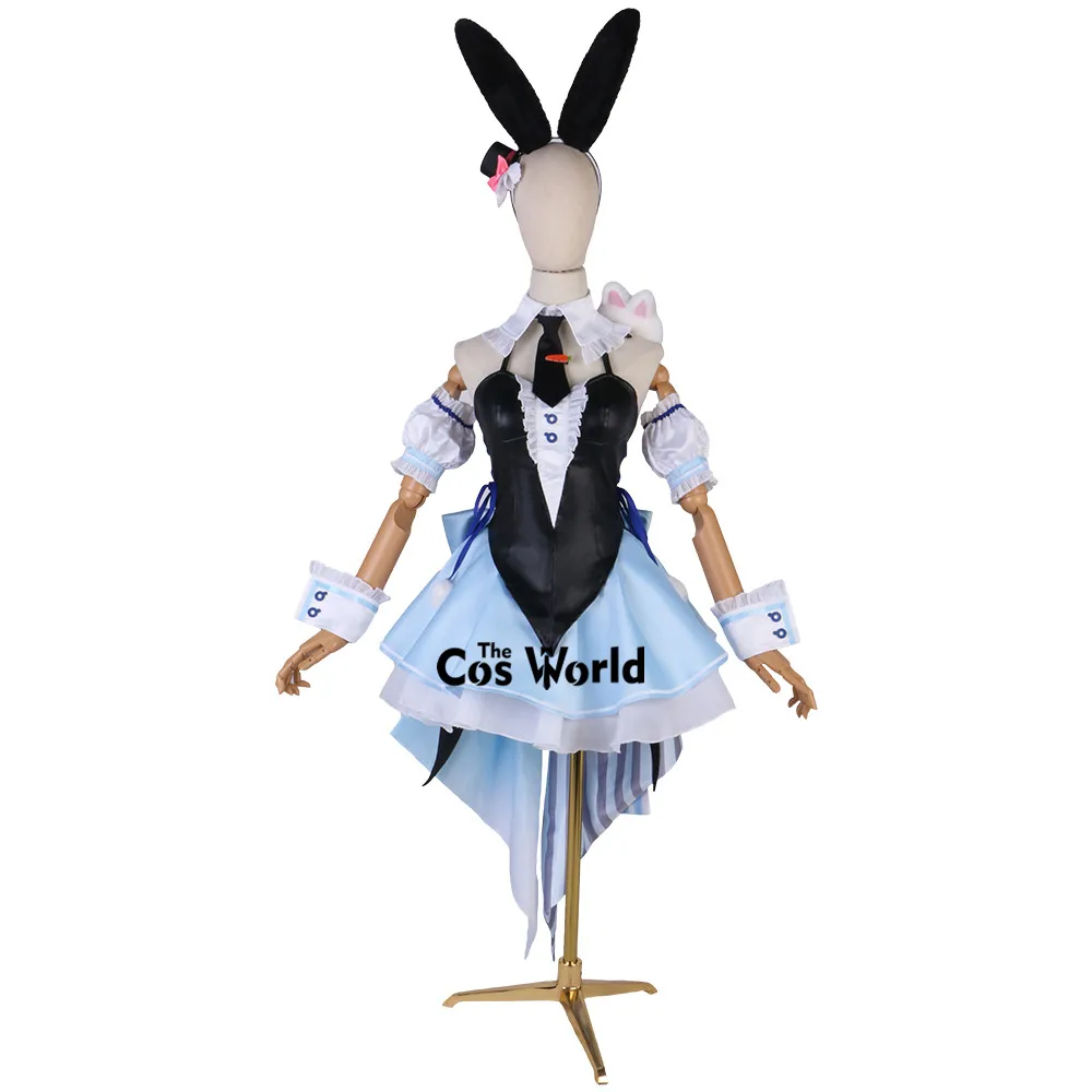 Виртуальный YouTuber Vtuber Hololive Usada Pekora униформа для девочек наряды костюмы косплея в