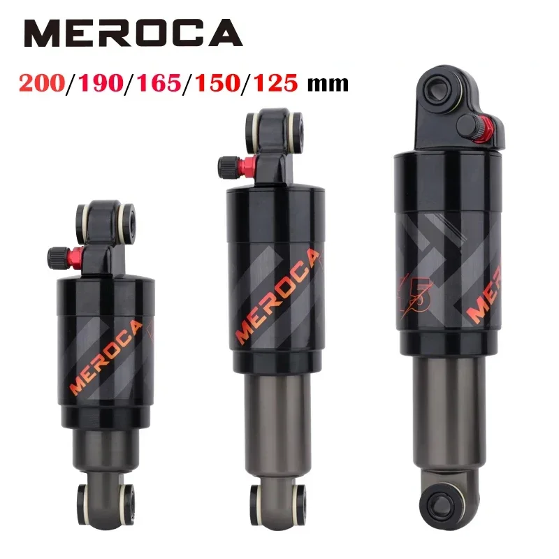Задний амортизатор для велосипеда MEROCA 125 мм/150 мм/165 мм/190 мм/200 мм сплав MTB скутера