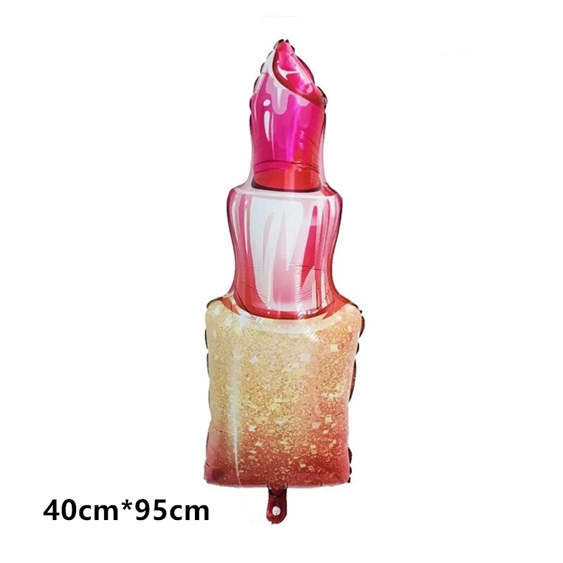 Юбка-помада для макияжа девочек и вечевечерние привлекательные губы фольга