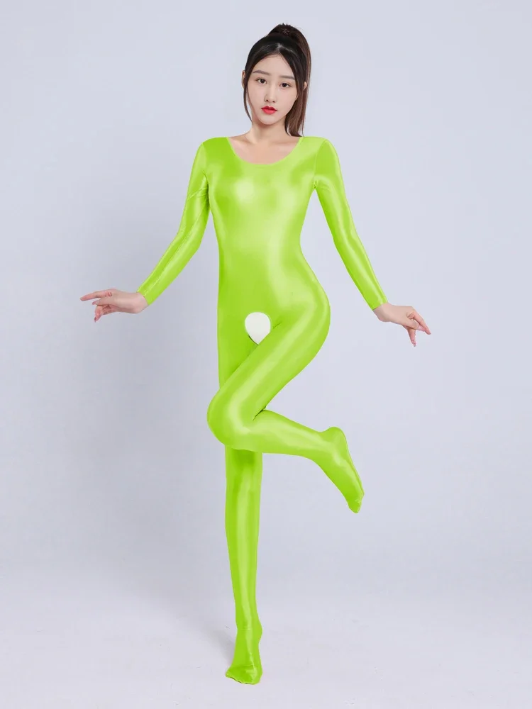 Сексуальный женский комбинезон с открытой промежностью высокоэластичный