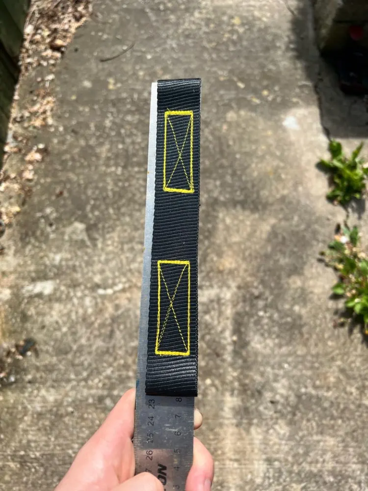 

Индивидуальный заказ, 100 шт., 32 мм, ширина 23 см, черный ремень, полиэфир/нейлоновая лента, рюкзак, обвязка