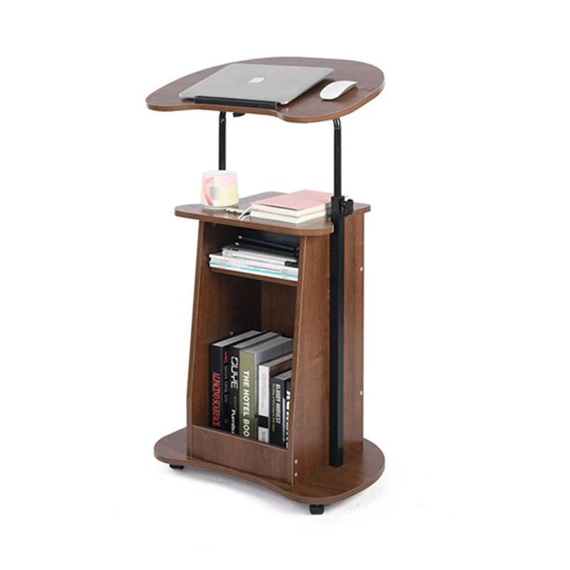 

Подъемный компьютерный стол для ноутбука, вертикальные мобильные тренировочные подъемники для встреч, регулируемая по высоте стойка, кров...