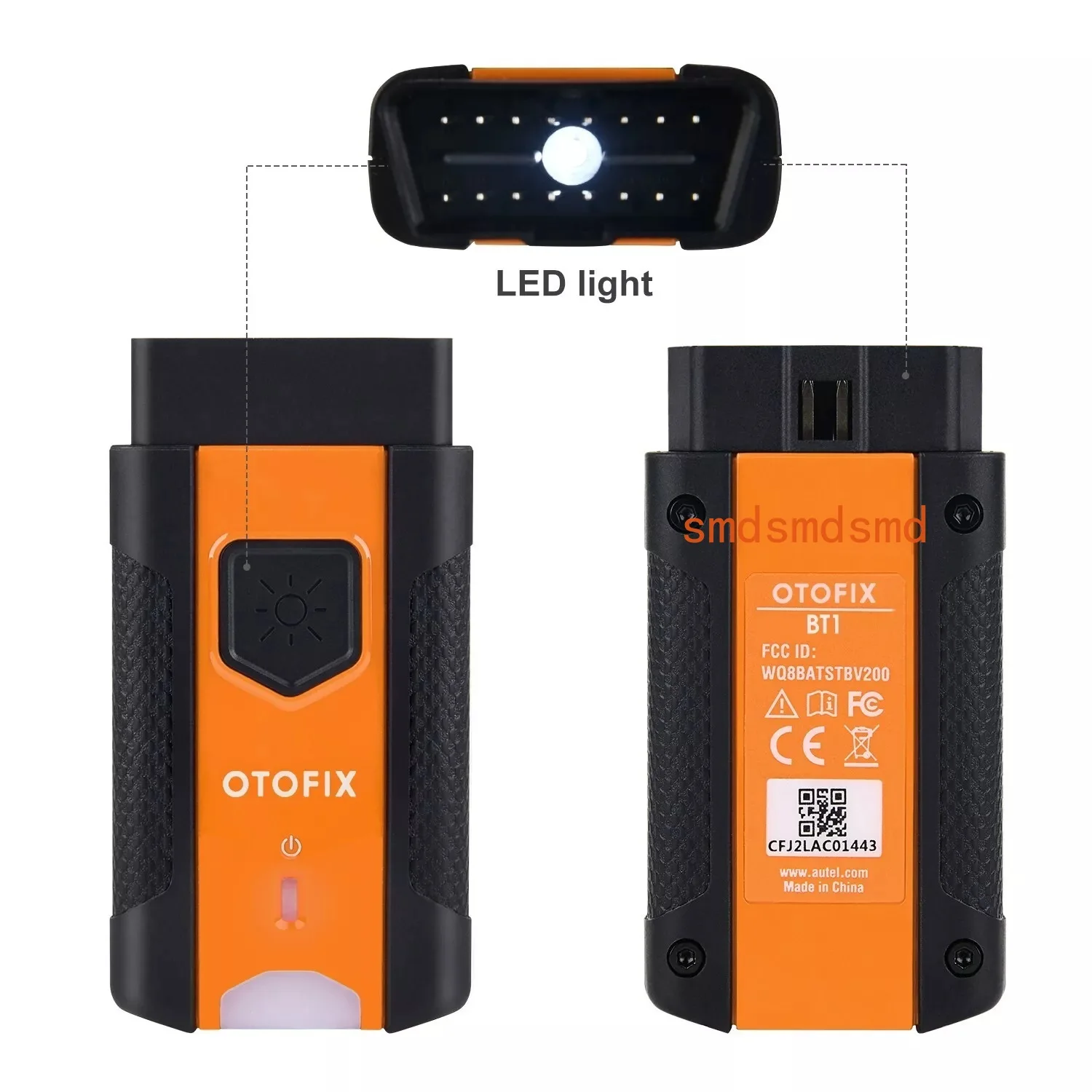 Фото Bluetooth-коннектор V1 Otofix Autel для подключения к устройствам OTOFIX D1 Lite / D1 / IM1 / Autel MS906 PRO / KM100 №2