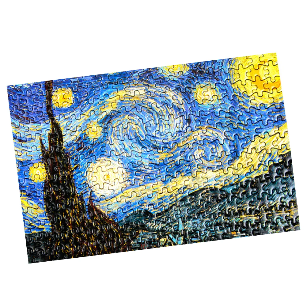 

Paper Jigsaw Puzzle Puzzle Painting Jigsaw Night Puzzle Decals for Home Bedroom Living Spaces- 234 Pieces Puzzles 1000