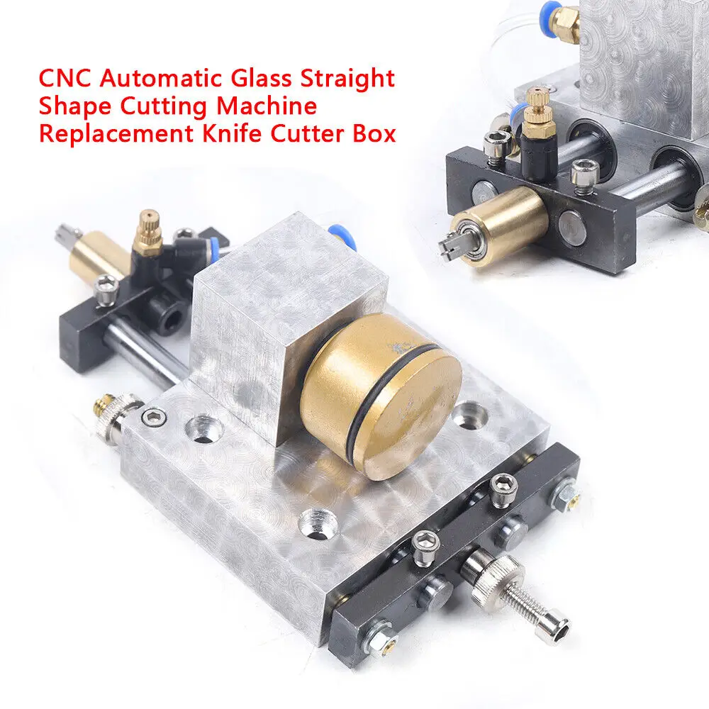 High Quality Automatic CNC Glass Cutting Engraving Machine Double Bearing Knife Box Durable with Oil Cup