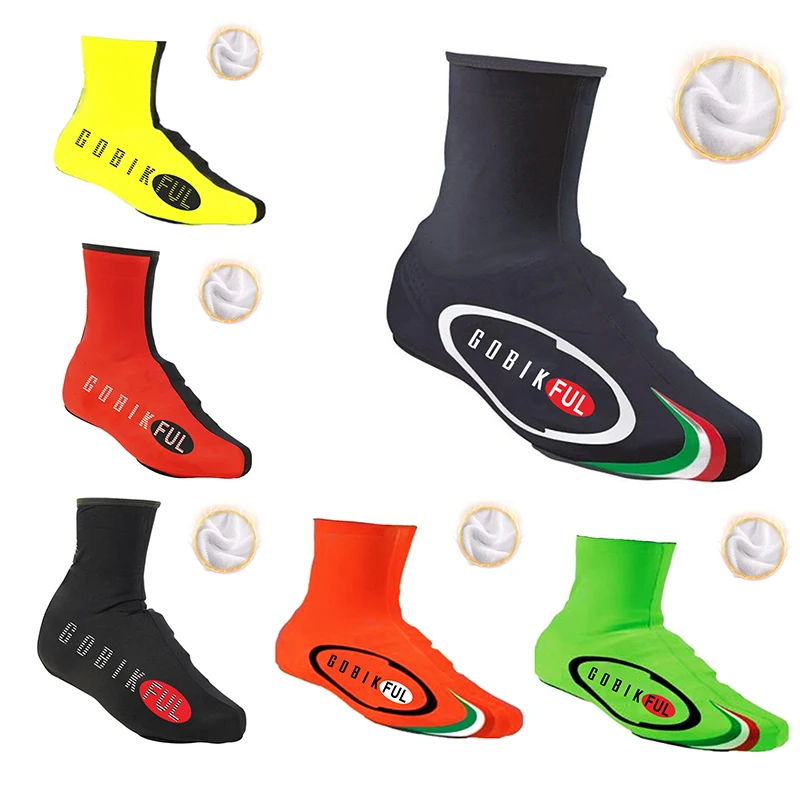 

2Pcs Thermal Cycling Shoe Covers for Men/Women's Bike Shoes, Cotton Bicycle Overshoes Cubre Ciclismo for Biking MTB Bicycle