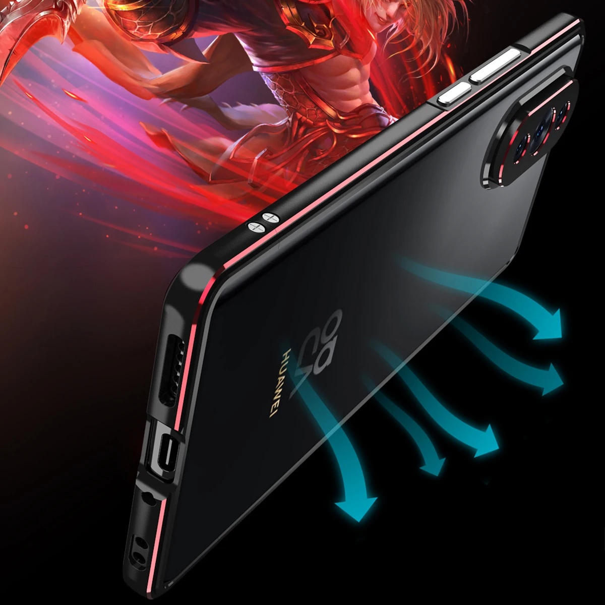 3D Strong Metal Bumper Case For Huawei Nova 10 Pro Aluminium Camera Lens Protector Frame Shockproof Armor Phone Cover Nova 10