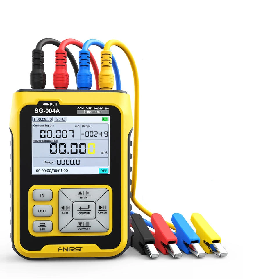 

FNIRSI SG-004A Multi-function Signal Generator 4-20ma Analog Current Pressure Thermocouple Resistance Process Calibrator
