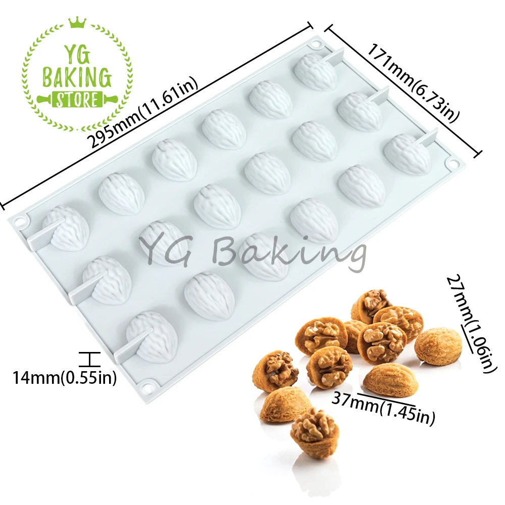 

Dorica силиконовая форма для мусса "Ракушка ореха"