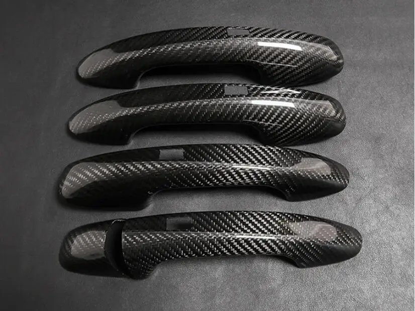 Покрытие дверной ручки из углеродного волокна для Mercedes-Benz AMG GT GTS GTC 2015 2016 2017 2018 2019