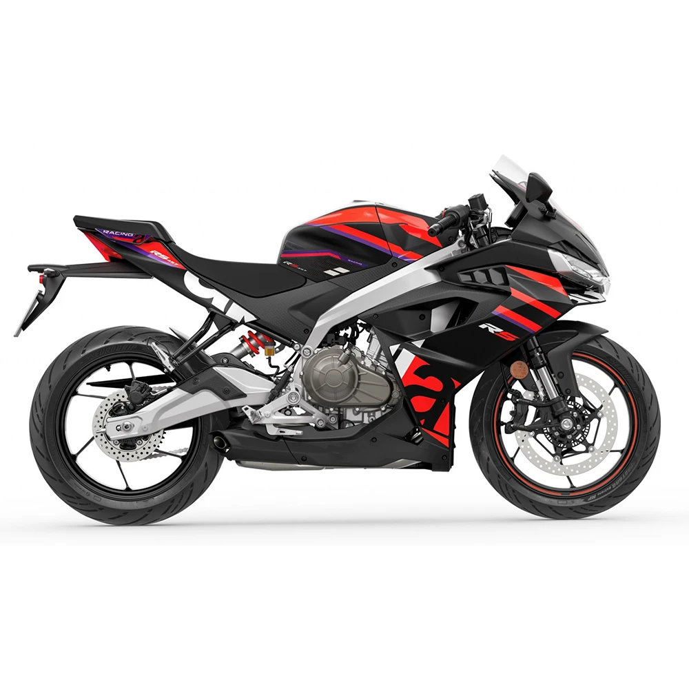 Аксессуары для мотоциклов защитная наклейка на бак 3D из смолы комплект Aprilia RS 457