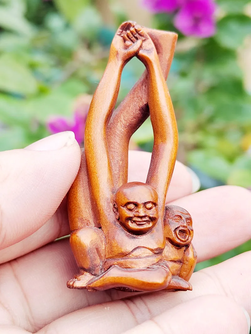 

Резная фигурка из самшита 2 дюйма