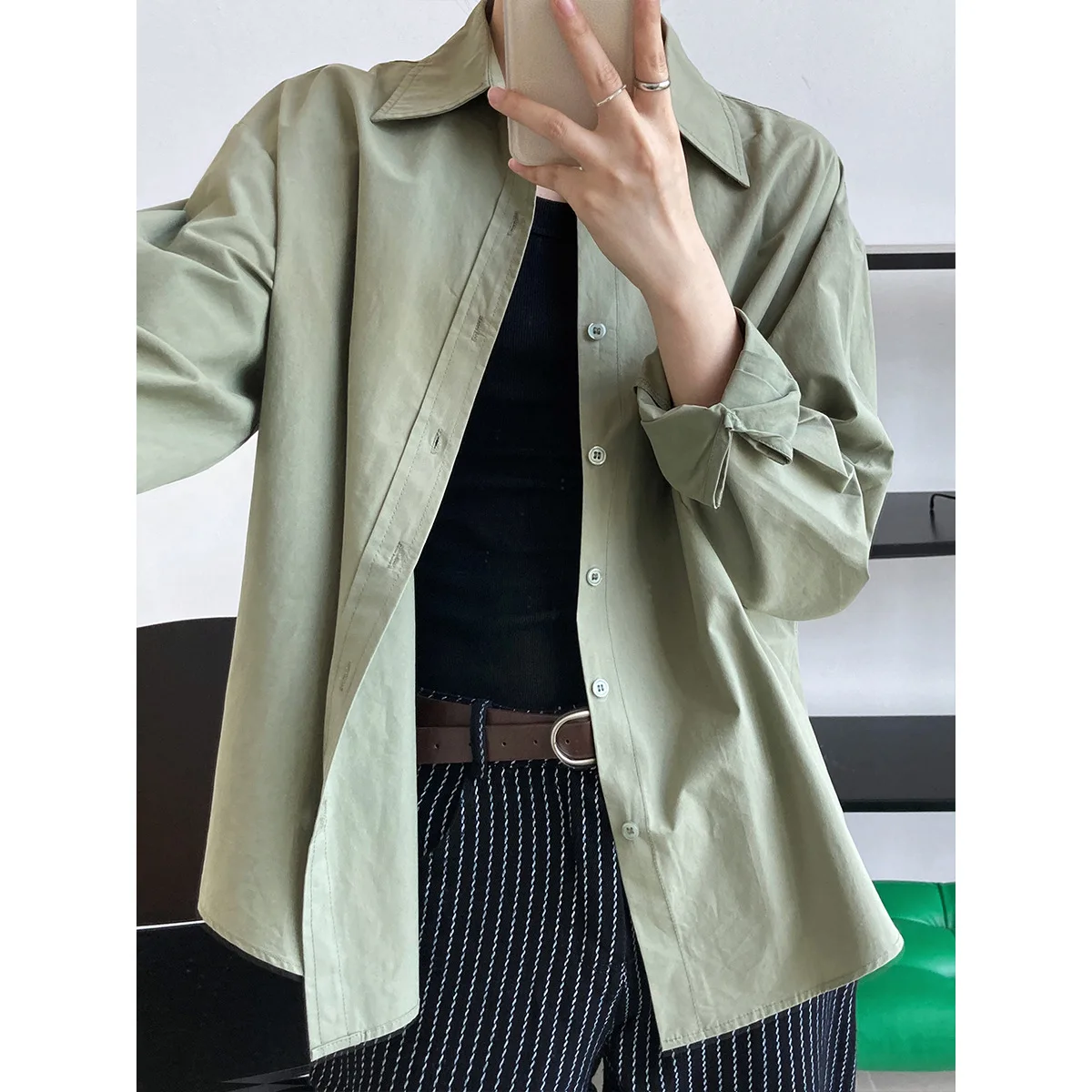 

Women Autumn Cotton Blouses Turn Down Collar Womens Tops And Blouses Fashion Women Blue Shirt Blusas Roupa Feminina