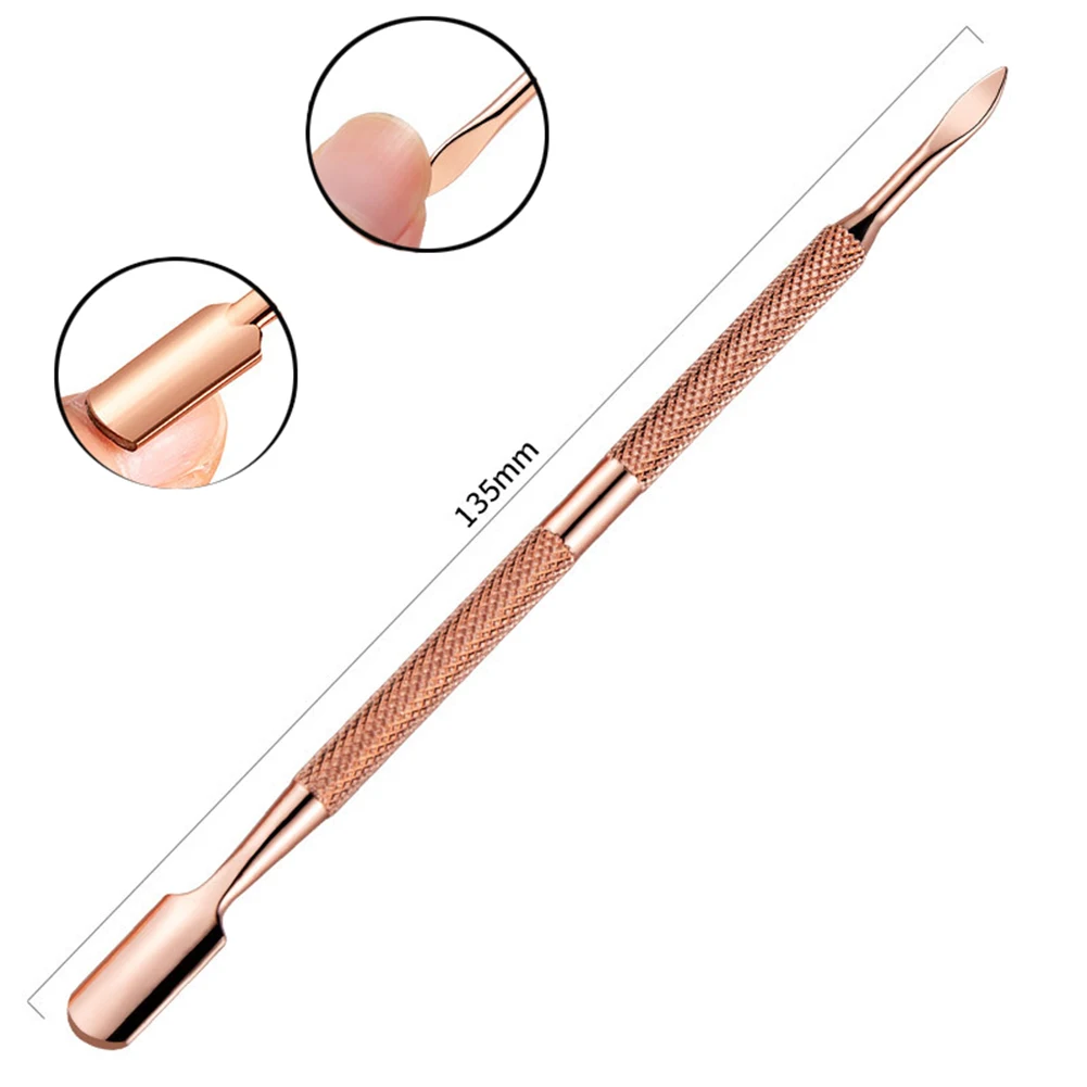 

3 Styles Stainless Steel Cuticle Pusher Gel Nail Polish Remover Peeler Scraper For Pedicure Manicure Foot Nail Care Tool