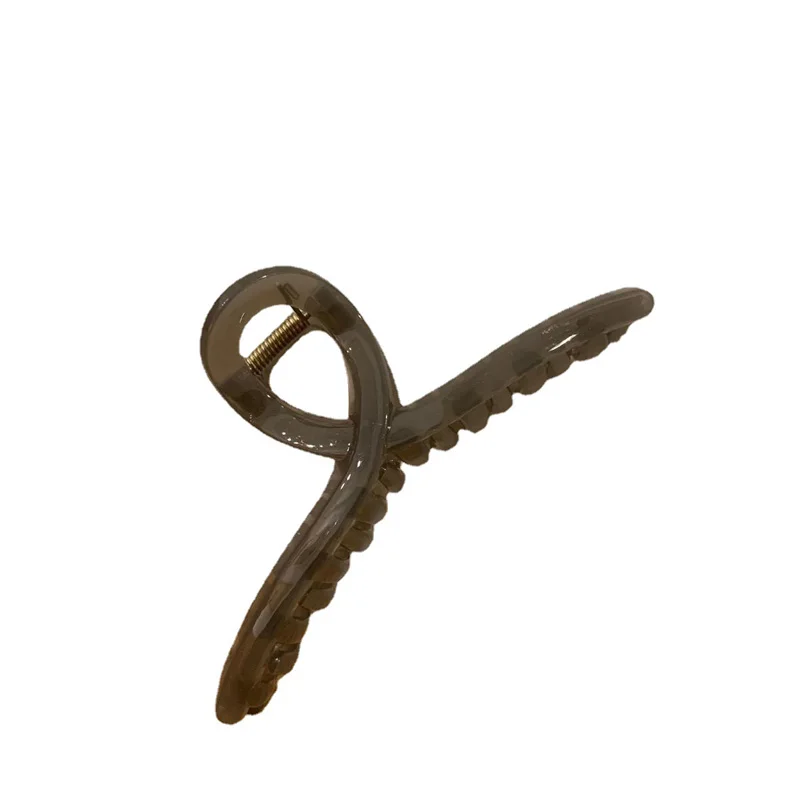 Женская акриловая Заколка-краб корейская модная большая заколка для волос из