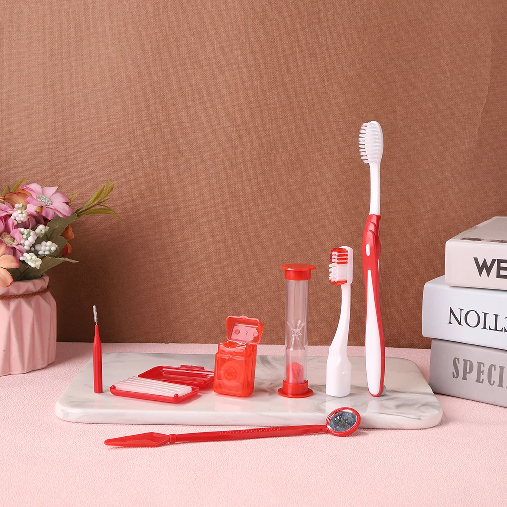 

7pcs/set Interdental Brush Floss Dental Teeth Orthodontic Kits Oral Cleaning Whitening Tool Teeth Cleaning Kit For Oral Care