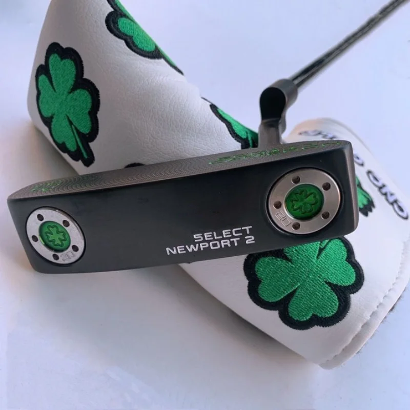 Brand New Golf Putter Men 골프용품 32/33/34/35 Inch 퍼터 Four-leaf Clover 골프채 with Top Cover | Clubs