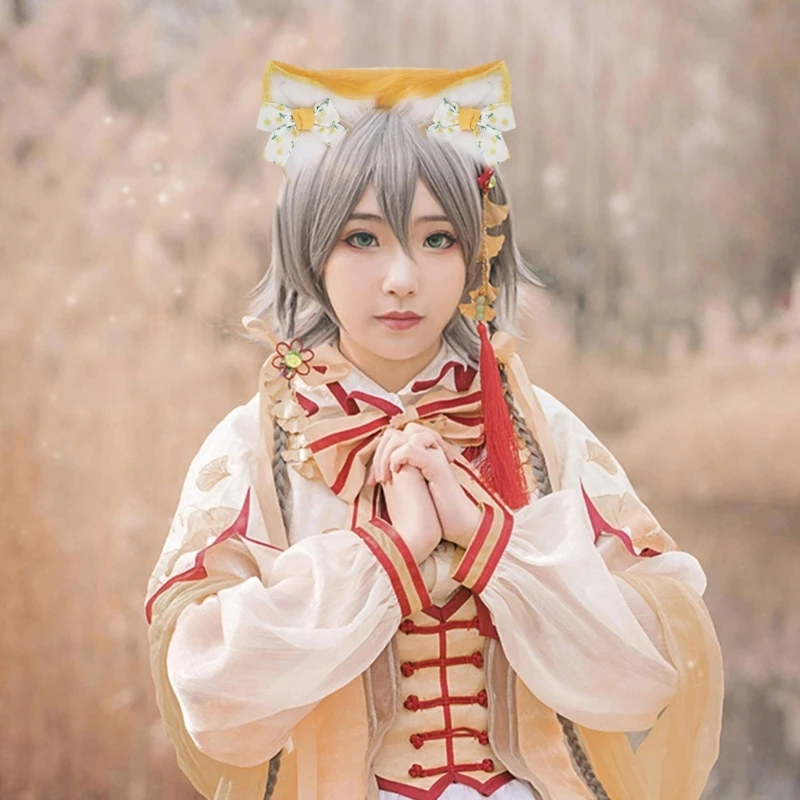 

Anime Cosplay Props Wolf Hair Hoop Furry Hair Styling for ComicCon DXAA