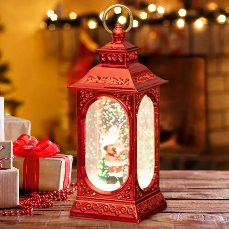 Рождественский снежный домик ночник винтажный светодиодный рождественский